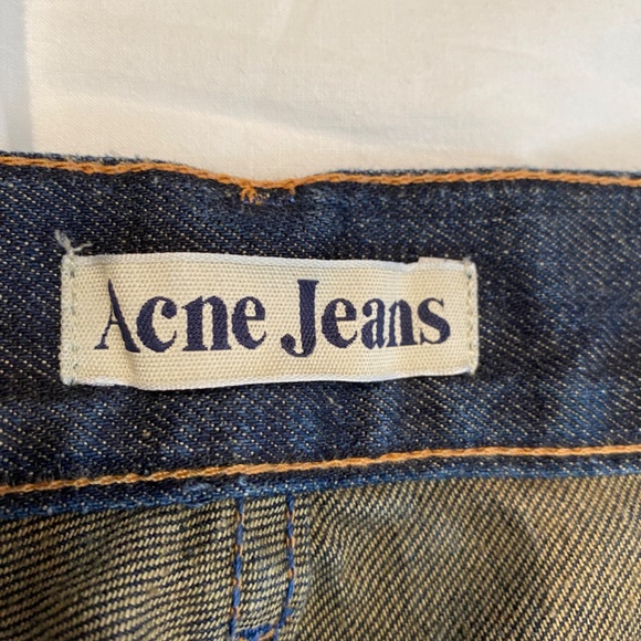 ACNE JEANS Mens Dark Blue Jeans Sz 32 - Picture 6 of 12